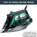 Rowenta Pro Master Stainless Steel Soleplate Steam Iron for Clothes, Anti-Drip Protection, 210 g/min, 400 Microsteam Holes, 1775 Watts Iron Steamer for Clothes, Powerful Steam DW8360