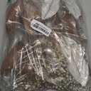 10in Brown Christmas Flowers 8 Pcs Large Christmas Glitter Magnolia Flowers Christmas Tree Ornaments Giant Artificial Flowers with Stems for Xmas Tree Holiday Decorations