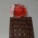 Christmas Chocolate Molds Silicone, Christmas Silicone Molds with Candy Bags for Gummy Candy Resin Soap Wax Melts Ice Cube Jelly 25 Shapes