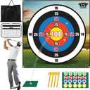 TOY Life Chipping Golf Practice Mats Golf Game Training Mat Indoor Outdoor Games for Adults Family Kids Outdoor Play Equipment Stick Chip Golf Set Backyard Game(Patented)