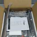 Furologee 4 Tier Ladder Shelf, Narrow Ladder Bookshelf with Drawer, Modern Freestanding Bookcase, Storage Shelves Organizer for Bathroom,Kitchen,Bedroom,Living Room,Rustic Brown