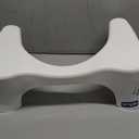 Squatty Potty Simple Curve Bathroom Toilet Stool 7" White