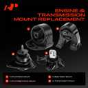 A-Premium 4PCS Engine Motor Mount and Transmission Mount Set Compatible with Hyundai Elantra 2007-2012 L4 2.0L Hatchback, Automatic Transmission, Replace # 219102H150, 218100Q000