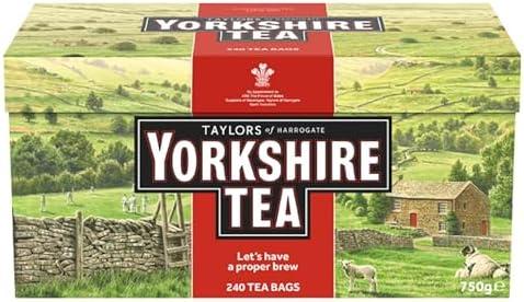 Taylors of Harrogate Yorkshire Red, 240 Teabags, Expiration Date 10/2025