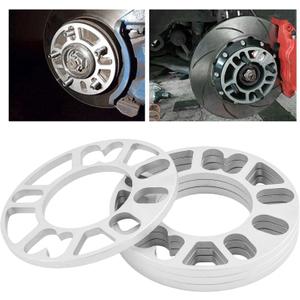 carleef 4PCS 8mm Hub Centric Wheel Spacers, Hubcentric Wheel Spacers Suitable for PCD 98-120mm 4/5 Hole Stud Wheels, Universal Wheels Spacer Compatible with Acura Audi BMW