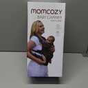Momcozy Baby Carrier - Ergonomic, Cozy and Lightweight Carrier for 7-44lbs, Effortless to Put On, Ideal for Hands-Free Parenting, Enhanced Lumbar Support, Purehug for Infant to Toddler, Black