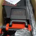 MZK 20V 13-Inch Electric Lawn Mower, Compact Brushless Mower, Red