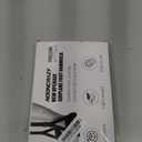 Airplane Foot Hammock, No Collapse Foot Rest for Plane Travel with Extended Adjustment Strap, Portable Desk Foot Hammock with Thickened Foam, Foot Sling Travel Essentials to Relax Your Feet (1 Pc Black)