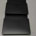 Marbrasse 2 Pack Magnetic File Holder - Paper Holder, Pocket Organizer,Hanging Wall File Organizer Office Supplies Storage, Magazine Mail Organizer Case for Notebooks,Planners,Letter (Black)