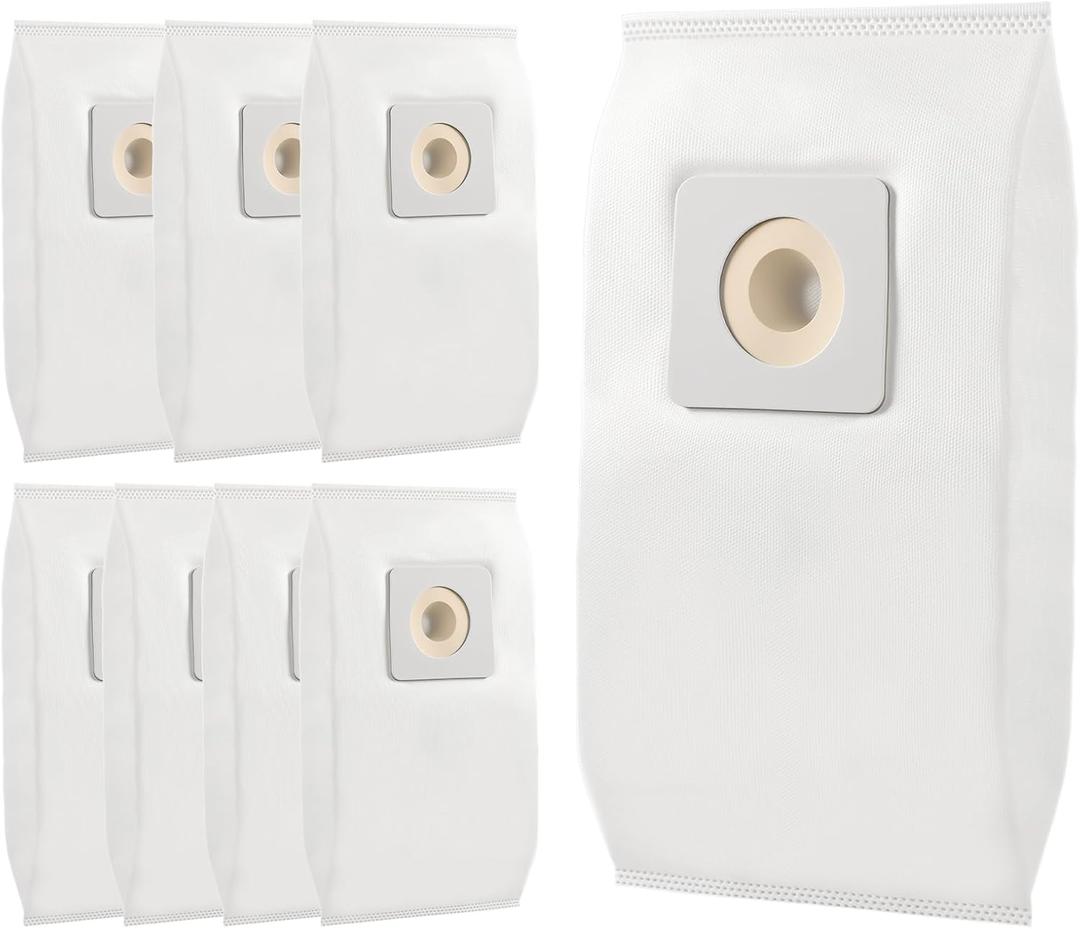8 Pack Style 7 HEPA Vacuum Bags Compatible with Bissell Upright Vacuums: PowerForce 1739 3522 3525 71Y7, PowerGlide 3545, Plus 3350 3550 3553, Lift-Off 3554, Powertrak 6592 Series Vacuum, Part#32120