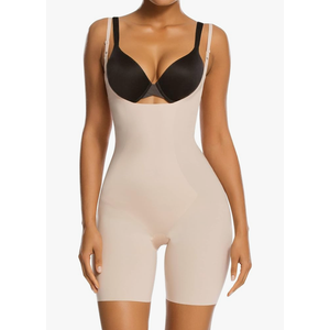 SHAPERX Shapewear for Women Tummy Control Open Bust Thigh Slimmer Body Shaper
L/XL