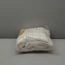 RYB HOME Super Soft Velvet Curtains for Living Room - Energy Saving Curtain Panels Soft Luxury Privacy Window Covering for Studio Home Theatre, Cream White, W52 x L108 inches, 2 Panels