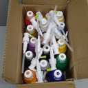 unuaST Acrylic Paint Sets for Adults, 14 Colors Large Bulk Acrylic Paints kits Rich Pigment Art Painting Supplies for Artists/Beginners, Paint Sets for Canvas with Pump, Color Wheel (10oz/300ml) (Clear)