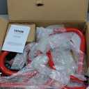 VEVOR Motorcycle Stand Lift, 850lbs Capacity Front Rear Combo Stand Lift, Front Wheel Dual-Fork Stand, Rear U+L Fork Swingarm Spool Stand, for Most Yamaha Honda Kawasaki Suzuki Motorcycles, Red