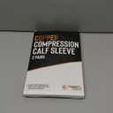 Doctor's Select 2 Pairs Copper Calf Compression Sleeve - Leg Compression Sleeves for Women & Men, Shin Splint Relief (3X-Large)