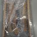 Wooden Curtain Rod Brackets Wood Drapery Rod Holders Brown Wood Support Brackets for 2.2" Curtain Rod with Screws(2 Pack)