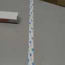 No Drill Cordless Pleated Fabric Shades, White, 22" W x 64" H