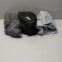 Cargo Pants for Men 3 Pack Relaxed Fit Mens Joggers with Pockets,Fleece Hiking Tactical Workout Pants Casual (Medium, Black, Dark Gray, Light Gray)