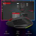 Redragon Large Wireless Gaming Mouse for Big Hands, Tri-Modes 2.4G/Bluetooth/Wired Rechargeable Ergo RGB Mouse with 2 Side Buttons, 6 Backlit Modes, Programmable Macro Gamer Mouse