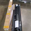 DWVO 6x4.4 FT Resin Storage Shed with Fence-Style and Side Windows, Lockable Door, and Vents for Garden, Backyard, Patio, Lawn, Brown