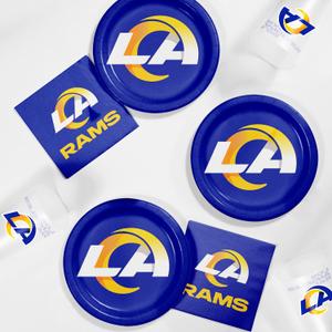 Trendware Los Angeles Rams Tailgate Kit, 48 ct