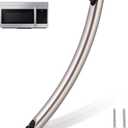 Upgraded ME16A4021AS Microwave Door HandleDE94-04313F Compitable with sam-Sung ME16A4021AS Microwave, Especially for ME16A4021AS/AA Microwave Oven Door Handle Replacement, Alloy Material
