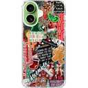 Liehad Winter Collage Christmas Phone Case for iPhone 17, Cute Christmas Festival Phone Cover, Soft Trendy TPU Cover Case