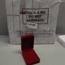 Inbagi 24 Pcs Necklace Pendant Box Velvet Jewelry Storage Display Case Ring Earring Pendant Jewelry Boxes Pearl Necklace Holder Gift Boxes for Christmas Wedding Engagement Birthday Anniversary(Red)