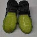 Kids Sneakers Boys Girls Running Tennis Shoes Athletic Sports Casual (1.5 Little Kid, Black Green-8160-1)