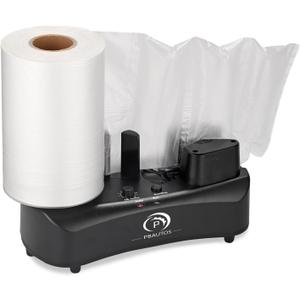 YE300 Professional Air Cushion Machine 110V Air Pillow Machine With 300m Free Test Air Cushion Film for Package or Product Shipment Protection (Black)