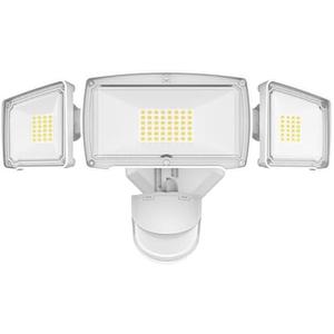 HGGH Motion Sensor Outdoor Lights – Flood Lights Outdoor Security Light, LED Floodlights IP65 Waterproof 6000K 38W 4200LM with 3 Adjustable Heads, Exterior Light for House, Backyard, Porch