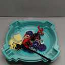 COCOFOX Battling Top Burst Toy Set Game Complete Battle Game Set with Stadium, 6 Battling Tops and 2 Launchers, Toys for 6 Year Old Boys & Girls & Up, Green