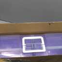 Novelinks Transparent 4" x 6" Photo Cases and Clear Craft Keeper with Handle, 16 Inner Photo Organizers & Photo Storage Box, Plastic Photo Storage Containers (Pink Purple Gradient)