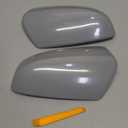 X AUTOHAUX 1 Set Car Rear View Driver Passenger Side Mirror Cover Cap Replacement Gray for NISSAN SENTRA 2007 2008 2009 2010 2011 2012 Mirror Guard Covers