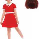 Fun Shack Annie Kids Costume - Orphan Movie Costume for Girls (Large)