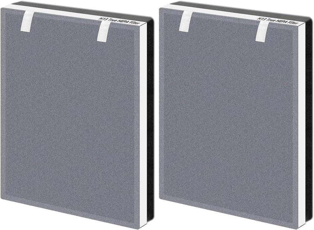 Vital 100 Replacement Filter for LEVOIT Vital 100 Air Purifier, Funmit 3-in-1 H13 True HEPA High-Efficiency Activated Carbon Filter, Compared to Part # Vital 100-RF, 2 Pack