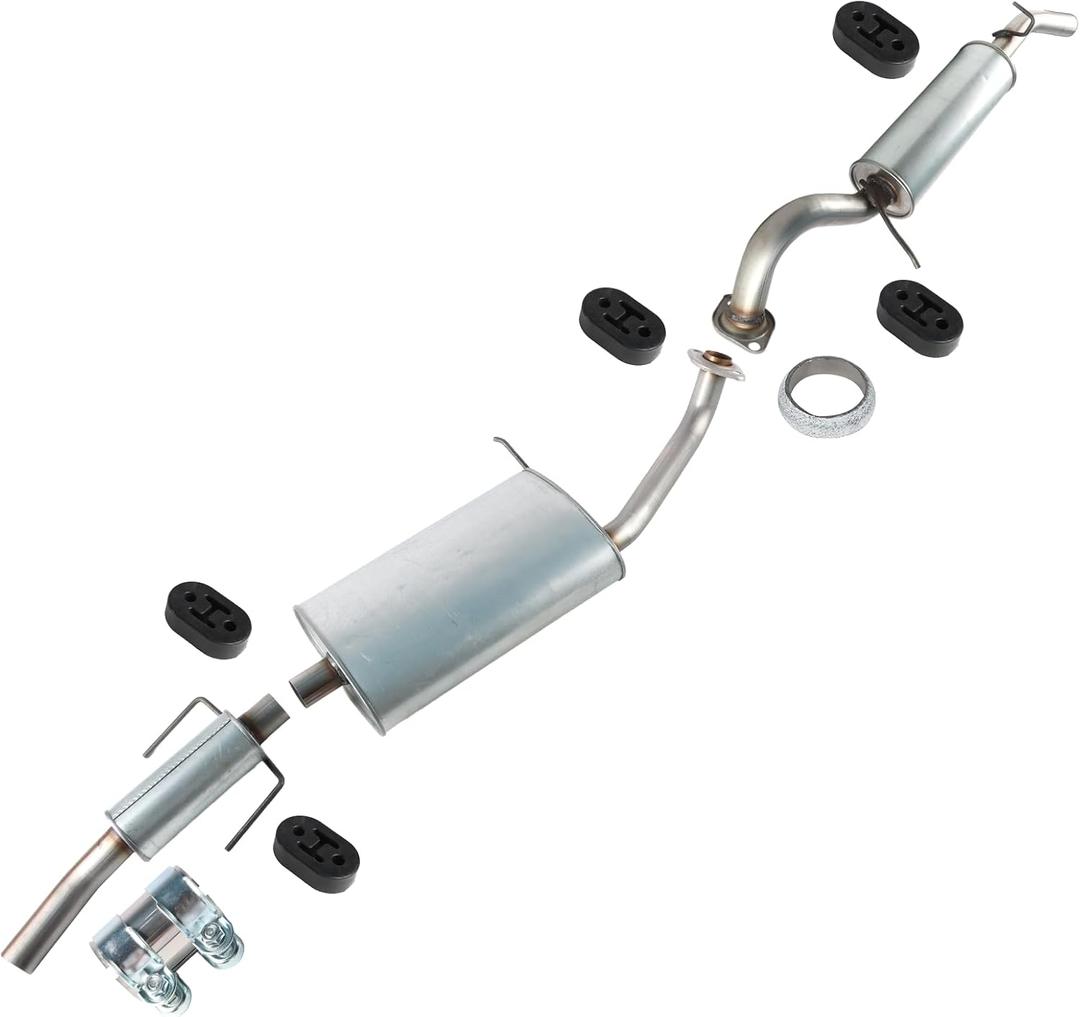 Muffler Assembly Tail Pipe Replacement Parts Compatible with Ford Escape 2009 2010 2011 2012 2.5L 3.0L