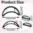 5pcs Bump It Hair Accessory Set - Includes Hair Bumps for Volume Insert, Bump It Up Headband, and Hair Volume Clips for Women-Great for Creating Volume with Bumpits for Hair