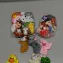 60 Pcs Finger Puppets Set - 19 Different Stuffed Animal Finger Puppets Bulk Easter Egg Hunt Filler for Storytelling, Role Playing, Teaching, and Easter Gifts