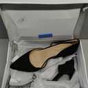 DREAM PAIRS Women's High Heel Closed Toe Dress Shoes Pumps Elegant Stiletto D'Orsay Slip On,Size 8,Black-Suede,DWUMPU2512