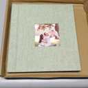 potricher Large Photo Album Self Adhesive 4x6 5x7 8x10 Pictures Linen Cover 40 Blank Pages Magnetic DIY Scrapbook Albums with A Metallic Pen (Beige)