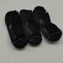 BRISIRA Bamboo Viscose Non Slip Pilates Socks Men Women No Show Grip Compression Thick Cushion Yoga Barre Grippy Ankle (X-Large, 3 Pairs Black)