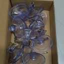 Suction Cup Hooks, Transparent PVC Removable Reusable, for Glass Windows, Mirrors, Doors, Tiles, 15 Pack