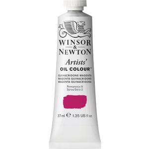 Winsor & Newton Artists' Oil Color, 37ml (1.25 oz) Tube, Quinacridone Magenta