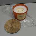 Majestic Pure Pumpkin Cinnamon Scented Candle with Upto 45+ Hrs Burn Time, 2-Wick Candle, Soy Wax Blend for Cleaner Consistent Burn, 10 oz Jar Candle with Room Filling Fragrance, Spiced Chai