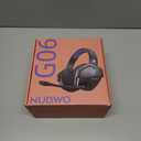 NUBWO Wireless Gaming Headset with Mic for Ps5 Ps4 PC, Zero Interference, 100-Hour Battery All-Day Play, 23ms Sync for Fortnite & Call of Duty/FPS Gamers, Triple Mode All Devices Compatible - Blue