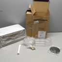 Delamu Bathroom Organizers and Storage, 2 Tier 2 Drawer Makeup Organizer Countertop, Easy to Install, Ideal for Bathroom Counter, Vanity, Ideal for Women Girls, Amber (2Drawers 1 Pack)