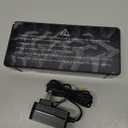 Peakeep Digital Alarm Clock for Bedroom Bedside, Extra Loud for Heavy Sleepers Adults, Large RGB Color Changing Colorful LED Big Numbers, Battery Backup Plug in Electric Clock with USB Charger (Black + 8 Colors)