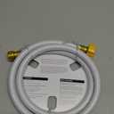 Camco TastePURE 4-Ft Water Hose - RV Drinking Water Hose Contains No Lead, No BPA & No Phthalate - Features Reinforced Design & Crafted of PVC - 1/2 Inside Diameter, Made in the USA (22763)