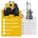 Electric Pressure Washer 2400 Max PSI -1.79 GPM Portable Pressure Washer with 360 Rotating 5-in-1 Nozzle, Power Washer with Foam Pot/Car Wash Kit for Cars, Driveways, Siding, Patios, Garden